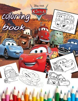 Disney (Pixar) Cars Coloring Pages Collection, 71 Pages Pdf | Tpt