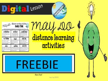 Preview of FREE distance learning - GOOGLE CLASSROOM - MAY DO fun activities for home