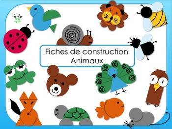 Preview of dito animaux fiches de construction et gabarits