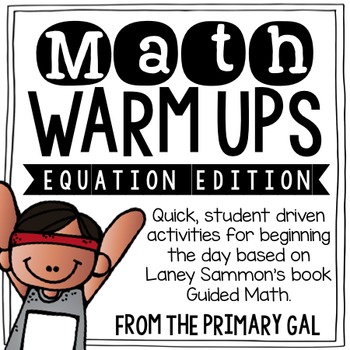 Preview of Equations Math Warm Ups