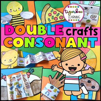 Preview of double consonant phonics craft activities