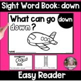 down Sight Word Book