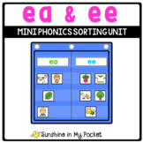 ea & ee Mini Phonics Sorting Unit