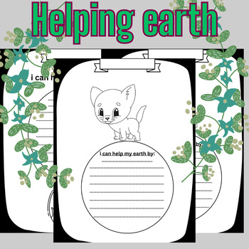 Preview of earth day 2024 - Writing Activity,Earth Day Crafts for Kids#overtherainbow
