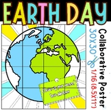 earth day Collaborative Poster coloring sheets - earth day