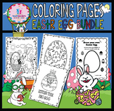 easter egg activites bundle coloring pages | Easter egg hu