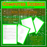 easy COMPUTER SCIENCE - Java Inheritance (Infotext + Exercises)