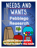 economics: needs and wants {pebblego research} [picture an