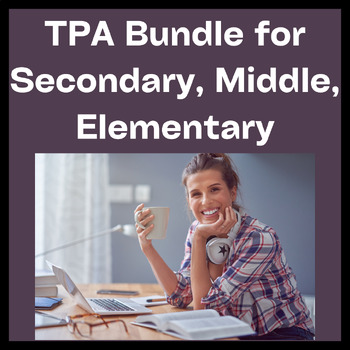 Preview of Bundle for Secondary, Middle, and Elementary 3 Task TPA Handbooks