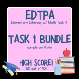 edTPA (Elem. Lit. w/ Math Task 4) *2022* 2nd Grade - TASK 1 - HIGH SCORE!