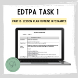 edTPA Lesson Plan Outline w/ Examples (Task 1)