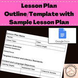 edTPA Lesson Plan Template Outline with edTPA Math Sample 