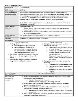 edTPA Secondary Science (Biology): Task 1 Lesson Plans by SayedScience