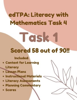 Preview of edTPA Task 1: Passing Score of 58 out of 90