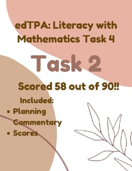 Preview of edTPA Task 2: Passing Score of 58 out of 90