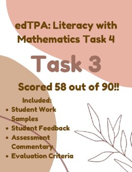 Preview of edTPA Task 3: Passing Score of 58 out of 90