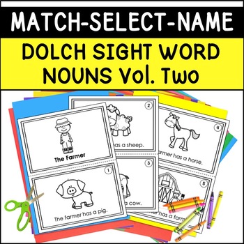 Preview of Dolch Nouns V2-READING INTERVENTION Print/Easel (Digital) Primary & Special Ed.