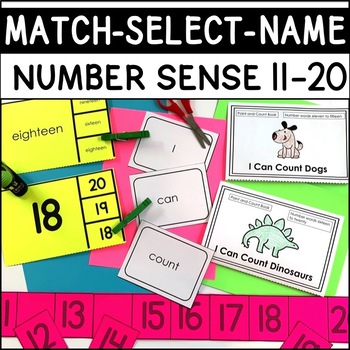 Preview of MATH INTERVENTION Number Sense Activities 11-20 Counting and Cardinality