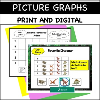 Preview of Make a Picture Graph: Print and Digital