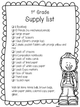 list supply subject teachers pardo grade kindergarten