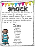 editable snack signup sheet