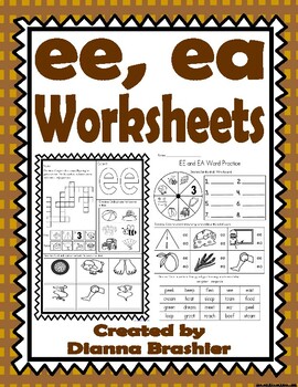 Preview of ee ea worksheets