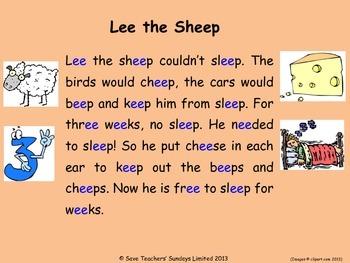 ee phonics lesson plans, worksheets and other teaching resources