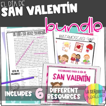 Preview of el Día de San Valentín Bundle | Valentine's Day