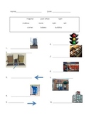 ell spelling picture vocabulary CITY test