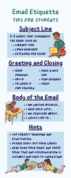 Preview of email etiquette for students