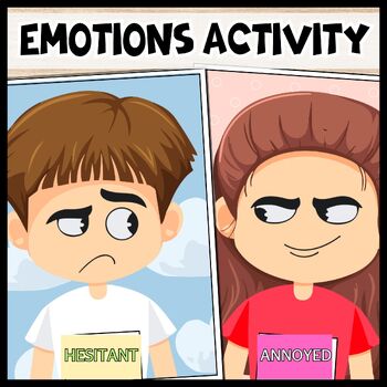 Preview of emotions activity for toddler, Preschool Homeschool Pre-K Learning Matching Game