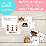 emotions jigsaw puzzle activity. display. Low-Prep Social 