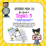 enVision 2.0 Topic 3 (Multiply by 1-Digit Numbers) Grade 4