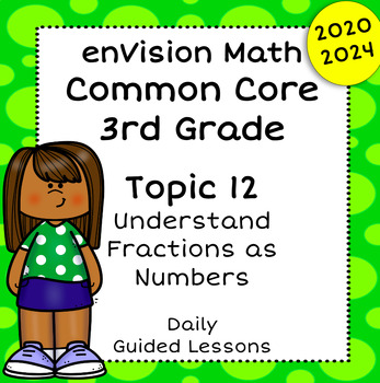 Preview of enVision Common Core 2024 2020 - 3rd Grade - Topic 12 - Guided Google Slides
