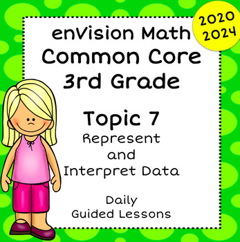 Preview of enVision Common Core 2024 2020, 3rd Grade, Topic 7, Guided Google Slides