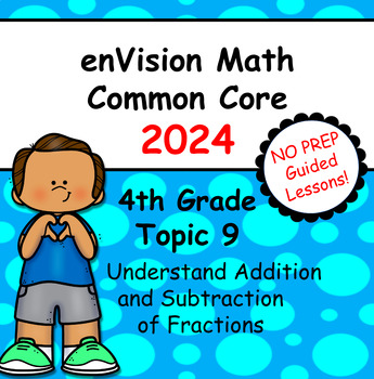 Preview of enVision Common Core 2024 - 4th Grade - Topic 9 - Guided Google Slide Lessons