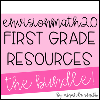 Preview of enVision Math 2.0 1st Grade Resource Bundle