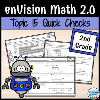 Preview of enVision Math 2.0 | 2nd Grade Topic 15: Quick Checks