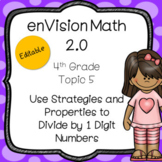 enVision Math 2.0 Common Core (2016) Topic 5 Divide by 1-D