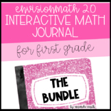 1st Grade enVision Math 2.0 Interactive Math Journal BUNDLE