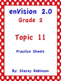 enVision Math 2.0 Topic 11 Grade 2 Practice Sheets