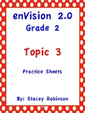 enVision Math 2.0 Topic 3 Grade 2 Practice Sheets
