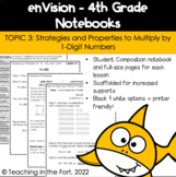 enVision Math 4th Grade Notebook Notes Topic 3: Multiply 1-Digit Numbers
