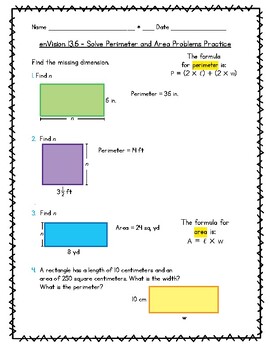 enVision Math 4th Grade - Topic 13 - Find Equivalence in Units of Measure
