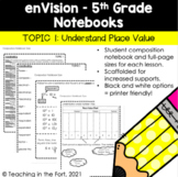 enVision Math 5th Grade Student Notebook Notes Topic 1: Un