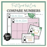 enVision Math 9.3 First Grade Compare Numbers Task Cards