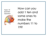 enVision Math Essential Questions for Kindergarten