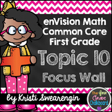 enVision Math First Grade Common Core Focus Wall Topic 10