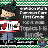 enVision Math First Grade Common Core Focus Walls Complete Bundle