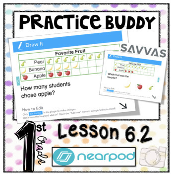 Preview of enVision Math Grade 1: Topic 6-2 Practice Buddy Nearpod Slides